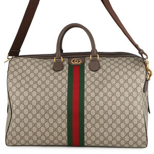 Gucci Boston Bag GG Supreme Shoulder Travel